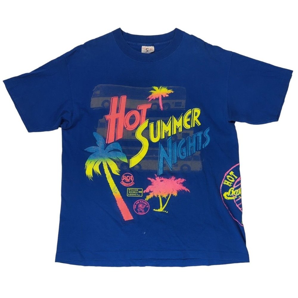 Vintage 80's 90s Oak Ridge Boys Adult XL T-Shirt Single Stitch HOT SUMMER NIGHTS